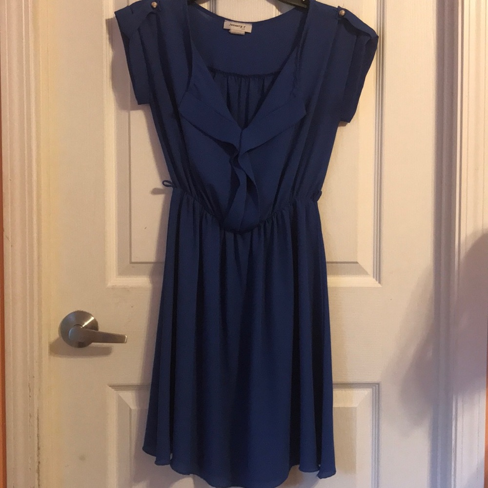 Elegant blue dress